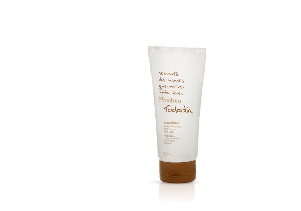 creme hidratante para pés macadamia