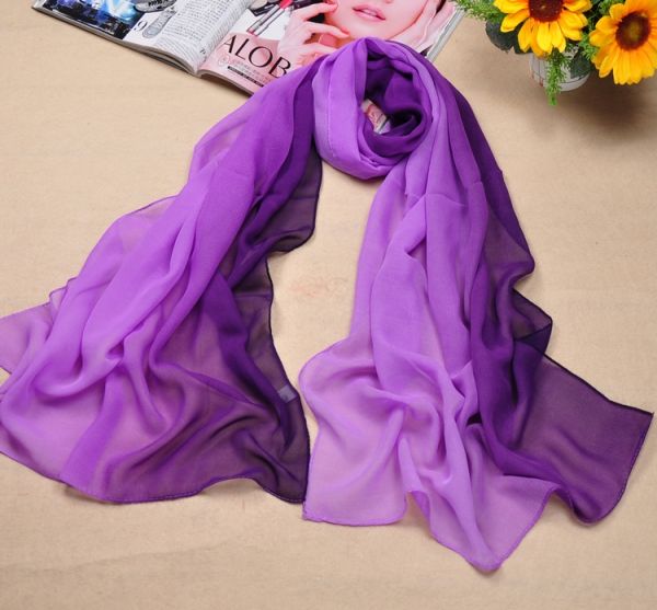 Scarves degrader lilas