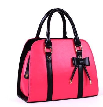 BOLSA BELISSIMA ROSA COM LACINHO