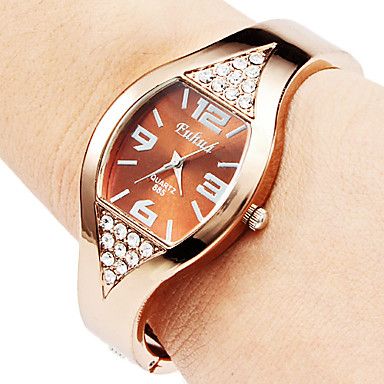 RELOGIO ACOBREADO COM STRASS